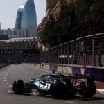 Russell tops opening Azerbaijan practice, car trouble sidelines Antonelli