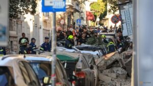 Six dead after explosion destroys building in Athens
