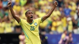 Rayan’s late equaliser rescues Brazil in 1-1 draw with Australia