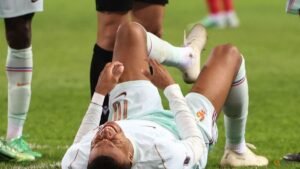 France’s Mbappe out of Nations League squad with knee injury