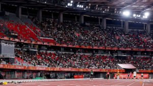 Japan organisers ‘not satisfied’ as empty seats blight Asian Games