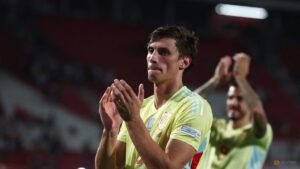 Defender Le Normand replaces injured Garcia in Spain squad