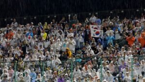 Games-Sri Lanka and Bangladesh advance as rain washes out cricket again
