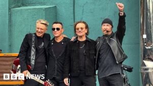U2 celebrate 50th anniversary at the school where they formed