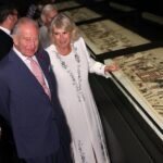 Macron visits Bayeux Tapestry with King Charles, PM Burnham