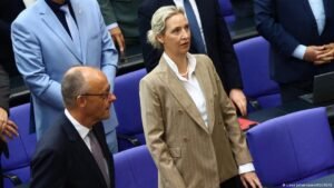 Germany news: Merz, Weidel face off after AfD state win
