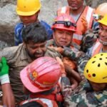 Two people rescued from Nepal hydropower tunnel more than a week after flash flood