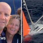 Watch: Sailor couple survives after whale destroyed their ship