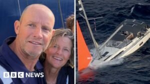 Watch: Sailor couple survives after whale destroyed their ship