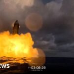 Watch: Starship splashdown ends in fireball