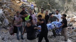 Lebanon president calls for US help as Israeli strikes continue