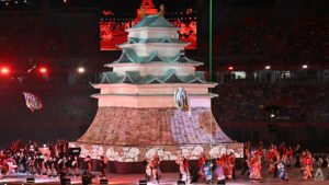 Asian Games open in Nagoya with celebration of solidarity and Japanese culture