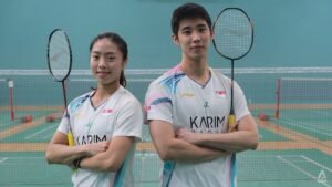 Podium finish at Asian Games the target for Singapore’s Loh Kean Yew and Yeo Jia Min, says coach
