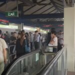 Commuters evacuated after smoke seen coming from train at Bukit Gombak station