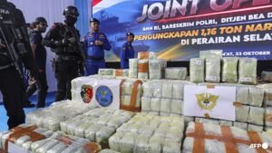 Indonesia seizes 1.1 tonnes of ketamine in major haul