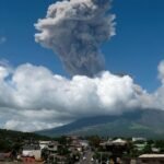 Philippines raises volcano alert level as blast sends ash skyward