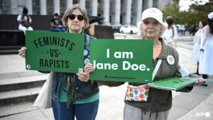Protesters stage ‘I Am Jane Doe’ rally in New York City against sexual violence