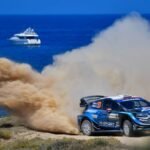 Rallying-Evans trails title rivals after first loop of stages in Sardinia
