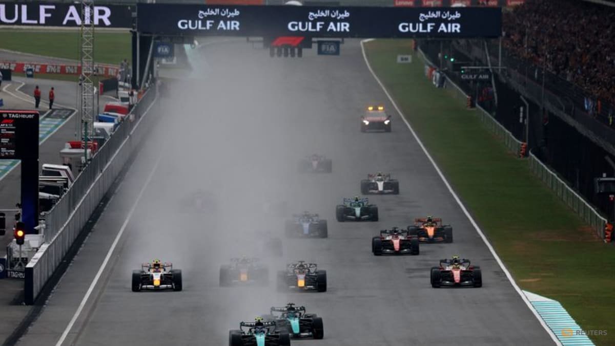 Bahrain Grand Prix gets underway at Sepang after long rain delay
