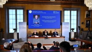 Francis Halzen wins Nobel physics prize for Antarctic ‘ghost particle’ hunt