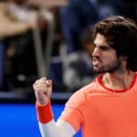 Alcaraz finds best form to sink Lehecka and retain Japan Open crown