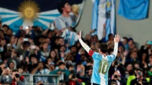 Messi signs off in tears after one last Argentina master class