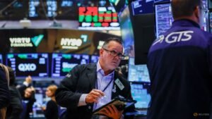 Shares slip as oil spikes and bond bashing rumbles on