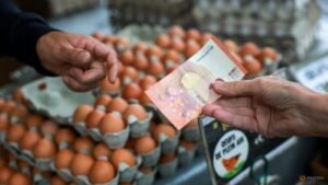 Euro falls, set for fifth straight weekly drop as oil prices rise