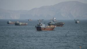 Two Singapore-registered vessels struck in Strait of Hormuz, one sinks