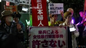 ‘Everyone is angry’: Okinawans fearful and frustrated after alleged killing by US Marine
