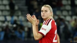 Arsenal forward Russo voted as England women’s player of the year