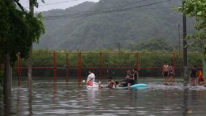 Hurricane Simon weakens to Category 3 as rains flood Mexico’s Pacific coast