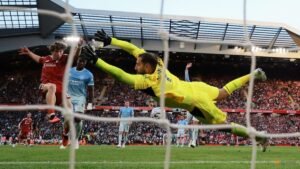 Crowd trouble at Anfield leads to arrests and injured police officer
