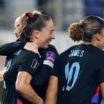 England women to host Ukraine at Wembley in World Cup playoff decider