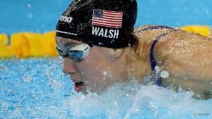 Walsh surprised by 50m freestyle short course world record