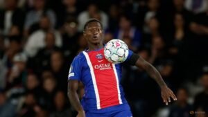 PSG’s Mendes sustains thigh injury ahead of Barcelona clash