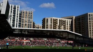 Brentford working with police after rugby ball launched towards stadium