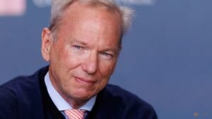 Former Google CEO Schmidt owns 1% stake in Anthropic, Bloomberg reports