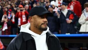 Bayern coach Kompany taken to hospital after collapsing during training session