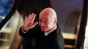 Infantino laughs off resignation talk, touts global support as he seeks reelection