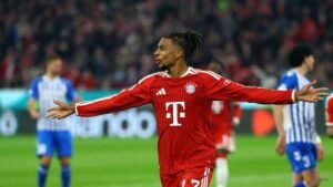 Bayern crush Magdeburg in German Cup with fresh Ballon d’Or winner Kane on the bench