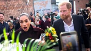Watch: Harry and Meghan at first joint engagement since UK return