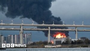 Oil facilities hit in deadly overnight attack on St Petersburg