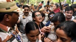 India news: Police order probe amid sexual harassment allegations against officers at Delhi protest