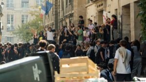 French politicians grapple with protesters’ demands for better schools while also cutting spending