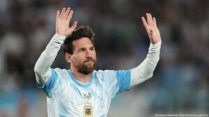 Football: Lionel Messi plays final game for Argentina