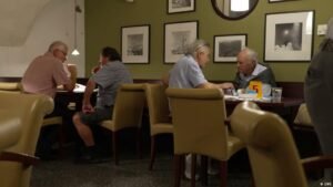 Italy’s Cafe Med treats patients to free medical advice