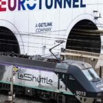Bus, train collide, injuring 19 at Channel Tunnel terminal