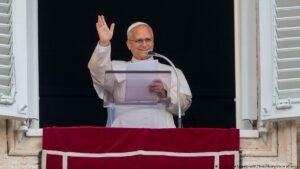 Pope appears in public for first time since surgery