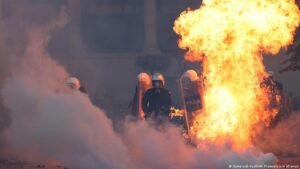 Albania’s Prime Minister Edi Rama ignores calls to resign amid violent clashes